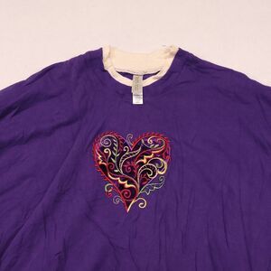 Endless Designs Long Sleeve Casual Sweatshirt Womens Size Large L Purple